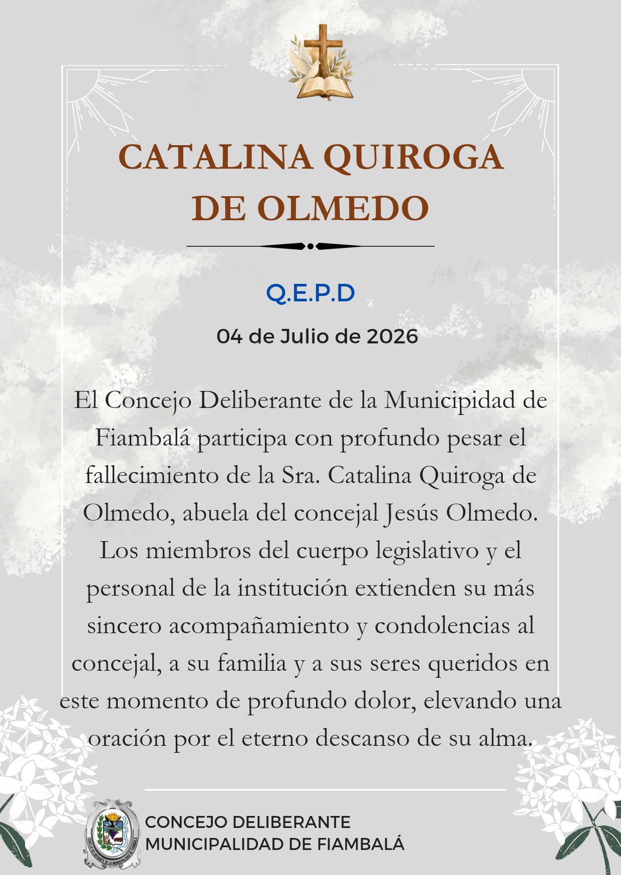 Servicio necrológico